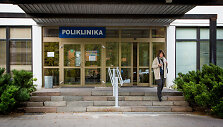 Vilniaus miesto klinikinės ligoninės Antakalnio filialo laiptai 