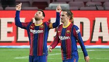 Lionelis Messi ir Antoine'as Griezmannas