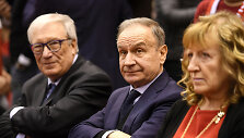 Italijos krep&scaron;inio federacijos prezidentas Gianni Petrucci.