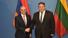 Zohrabas Mnatsakanyanas ir Linas Linkevičius