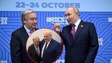 Antonio Guterresas, Vladimiras Putinas ir Aliaksandras Luka&scaron;enka