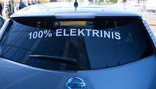 Elektromobilių lenktynių startas