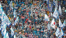 Protestuotojai Seule