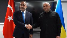 Hakanas Fidanas su Ukrainos gynybos ministru Rustemu Umerovu Stambule / Turkish presidency / ZUMAPRESS.com