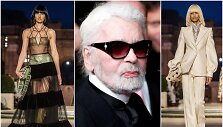 &bdquo;Fendi&ldquo; 2019&ndash;2020 m. rudens ir žiemos kolekcijos modeliai ir Karlas Lagerfeldas