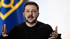 Volodymyras Zelenskis / JULIEN DE ROSA / AFP
