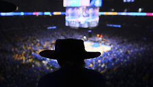 Žiūrovas &bdquo;Oklahoma City Thunder&ldquo; rungtynėse