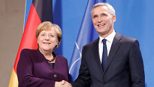 Angela Merkel ir Jensas Stoltenbergas