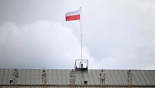 Lenkijos vėliava / SERGEI GAPON / AFP
