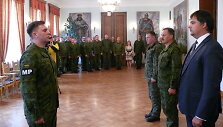 Į Afganistaną i&scaron;lydėta de&scaron;imtoji Lietuvos specialiosios misijos apsaugos vadovo karių grupė.