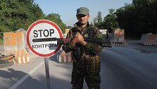 Prorusi&scaron;kas teroristas Ukrainoje