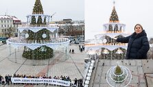 Dovilė Filmanavičiūtė ir akcija &bdquo;Visos Vilniaus Eglės palaiko Vilniaus eglę&ldquo;