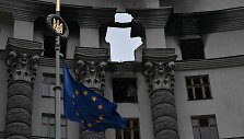 Po smūgio Ukrainos ministrų kabinetui / AFP