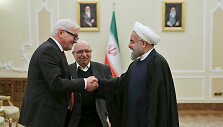 Frankas Walteris Steinmeieris ir Hassanas Rouhani