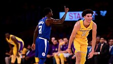 Patrickas Beverley ir Lonzo Ballas