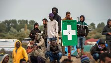 Migrantai &bdquo;Naujosiose džiunglėse&ldquo; &ndash; stovyklavietėje prie Kalė Prancūzijoje