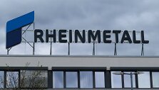 Rheinmetall įmonės loge Neusso uoste / IMAGO/rech / IMAGO/Rech