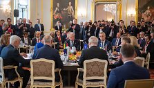Gitanas Nausėda Bukare&scaron;to devyneto lyderių susitikime 