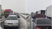 Spūstis įvykio vietoje A5 kelyje