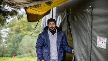 Migrantų gyvenimo sąlygos Pu&scaron;kų pasienio užkardoje