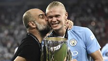 Pepas Guardiola ir Erlingas Haalandas