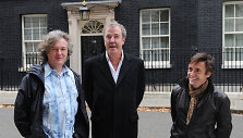 &bdquo;Top Gear&ldquo; vedėjai: Jamesas May, Jeremy Clarksonas ir Richardas Hammondas