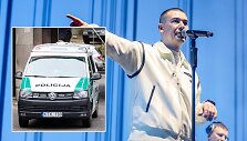 &bdquo;Lilas ir Innomine&ldquo; koncerto akimirka, policija