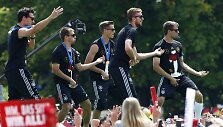 Vokietijos futbolo rinktinės sutiktuvės Berlyne