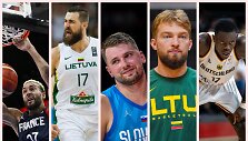 B grupėje žais trylika NBA krep&scaron;ininkų, tarp jų Rudy Gobertas, Jonas Valančiūnas, Luka Dončičius, Domantas Sabonis, Dennisas Schroderis.