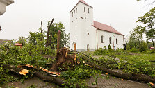 Audros padariniai Žagarėje