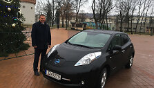 Tauragės rajono savivaldybės &bdquo;Nissan LEAF&ldquo;