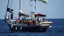 Flotilė &bdquo;Madleen&ldquo; / Salvatore Cavalli / AP