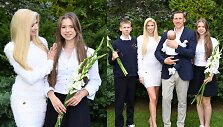 Inga Stumbrienė su &scaron;eima