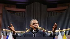 Barackas Obama Briuselyje