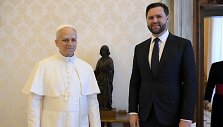 Popiežius Leonas XIV ir J. D.Vance'as / ZumaPress