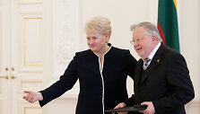 Dalia Grybauskaitė ir Vytautas Landsbergis