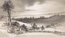 Leon Jean-Baptiste Sabatier, Barth&eacute;lemy Lauvergne Vilniaus panorama, 1840