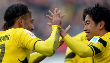 Pierre'as-Emerickas Aubameyangas ir Shinji Kagawa