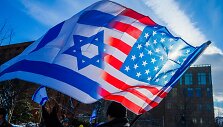 Amerikos ir Izraelio vėliava / Milo Hess / ZUMAPRESS.com