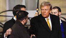 Volodymyras Zelenskis ir Donaldas Trumpas