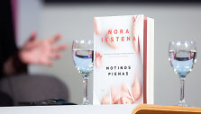 Noros Ikstenos romano &bdquo;Motinos pienas&ldquo; pristatymas