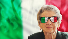 Kieta močiutė.