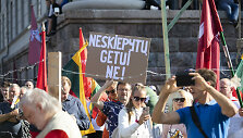 Protestas prie&scaron; Galimybių pasą