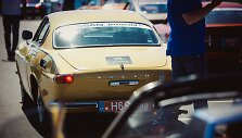 Istorinių automobilių ralio &bdquo;Lietuva 2018&ldquo; akimirka / Irmantas Gelūnas/BNS nuotr.