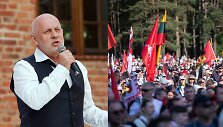 Ovidijus Vy&scaron;niauskas, akimirka i&scaron; &bdquo;Didžiojo &scaron;eimos gynimo mar&scaron;o&ldquo;