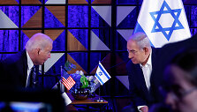 JAV prezidentas Joe Bidenas ir Izraelio premjeras Benjaminas Netanyahu