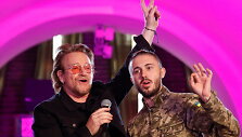 U2 vokalistas Bono ir T.Topolia