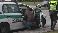 Policinės priemonės akimirka