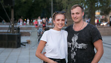 Viktorija &Scaron;aulytė su draugu