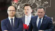Aleksandras Nemunaitis, Valdas Benkunskas ir Jaroslavas Kaminskis